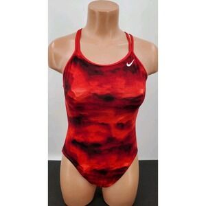 Nike Cloud One Piece Bathing Swimsuit Racerback Fast Back Women's Size 30/ WMS 4